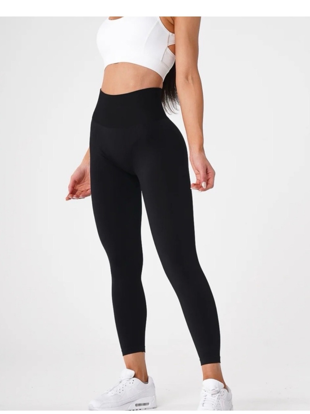 NVGTN Black High-Waist Performance Leggings